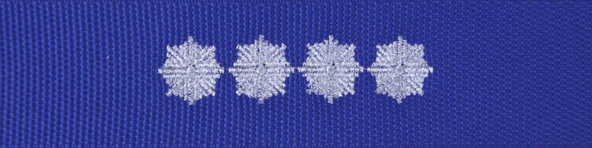 Otok do czapki garnizonowej Policji - aspirant sztabowy, nadkomisarz