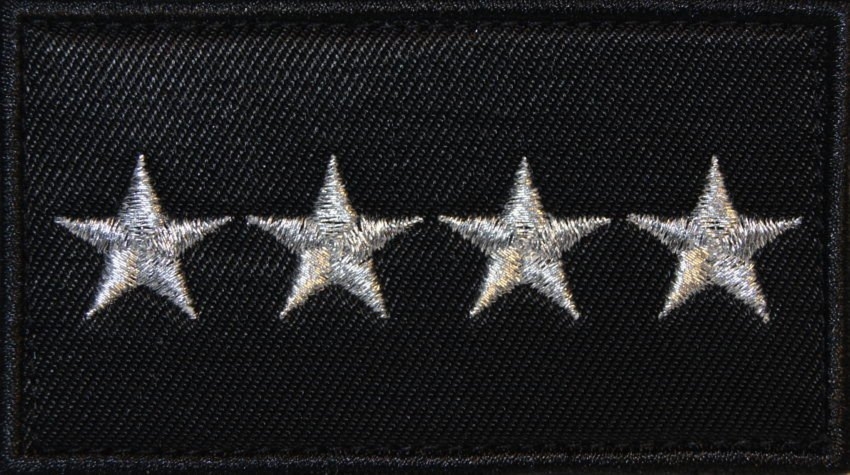 Dystynkcja na kombinezon pilota - starszy chorąży sztabowy