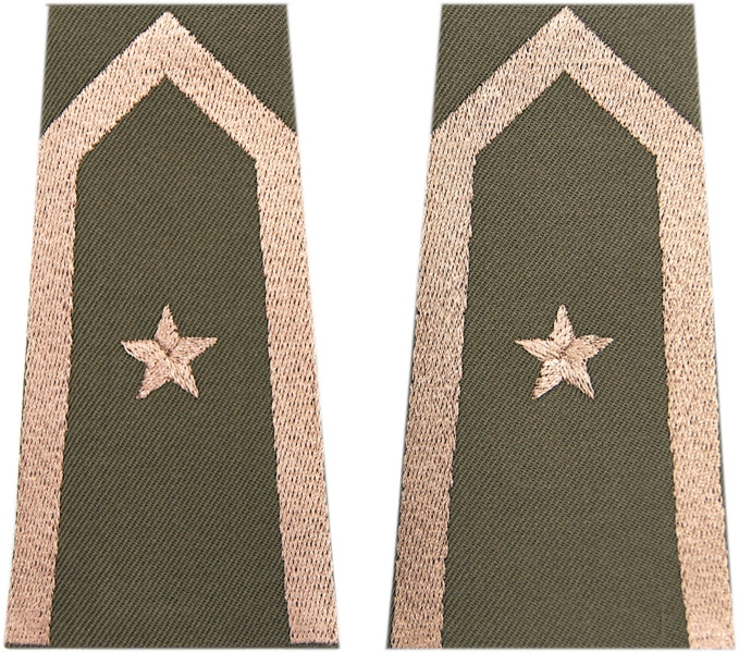 Pochewki khaki - chorąży kawalerii ochotniczej