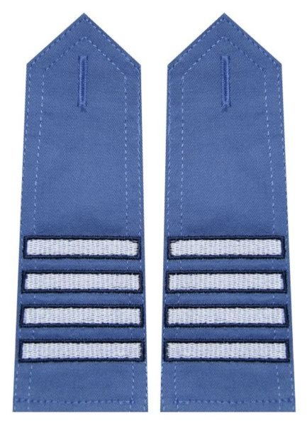 Pagony niebieskie do koszuli Służby Więziennej - plutonowy