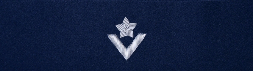 Otok granatowy do rogatywki Wojska Polskiego - młodszy chorąży