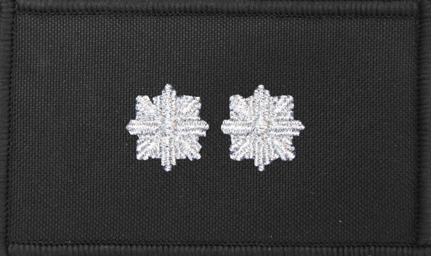 Dystynkcja czarna Policji, mała - podkomisarz