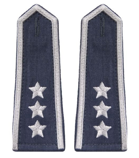 Pagony do wiatrówki letniej (olimpijki) Służby Więziennej - chorąży sztabowy