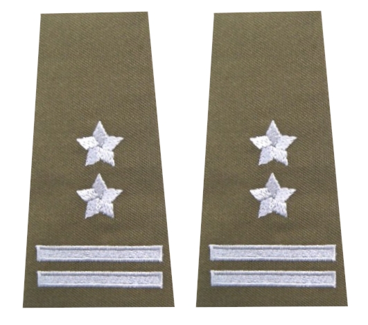 Pagony (pochewki) wyjściowe Wojsk Lądowych - podpułkownik