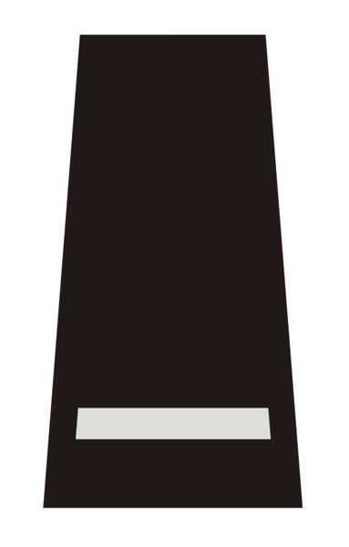 Pochewka KM - czarna, popielaty haft - starszy szeregowy