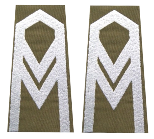 Pagony (pochewki) wyjściowe Wojsk Lądowych - starszy sierżant