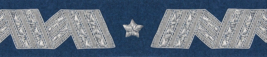 Otok generalski, chabrowy do rogatywki Wojska Polskiego - generał brygady