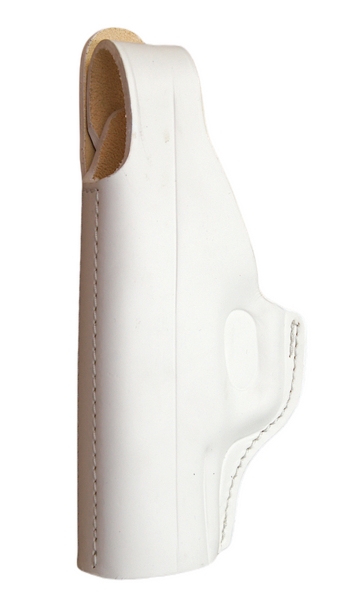 Kabura, Futerał skórzany do P99 Walther - biała WRD, lewa