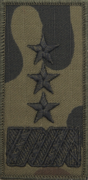 Oznaka stopnia do umundurowania polowego (mała) - generał broni
