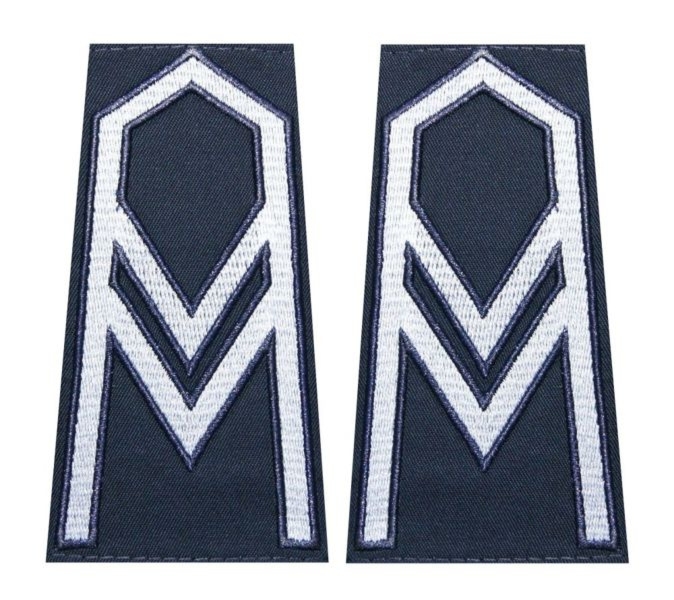 Pagony (pochewki) do swetra Służby Więziennej - starszy sierżant