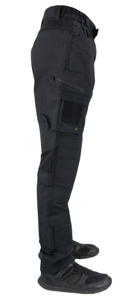 Wodoodporne spodnie taktyczne Defender rip-stop - czarne