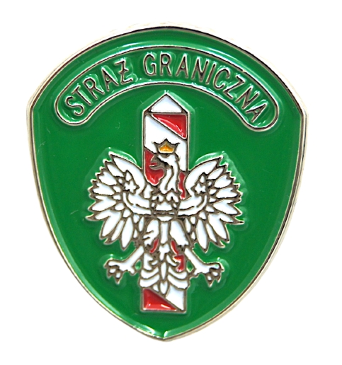 Miniatura (Pin) emblematu naramiennego - Straż Graniczna