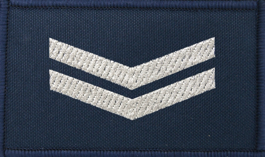 Dystynkcja granatowa Policji, mała - starszy sierżant