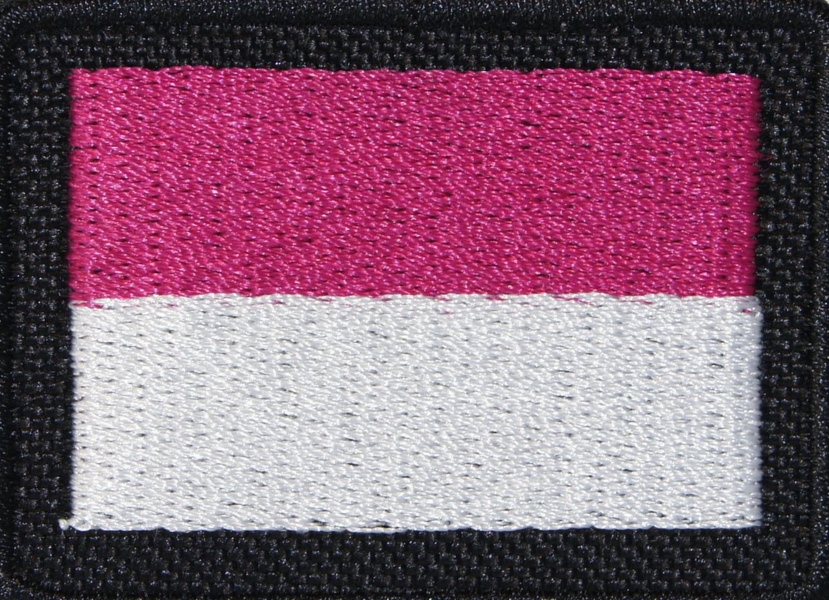 Flaga naramienna - 1 Pułk Ułanów - z rzepem