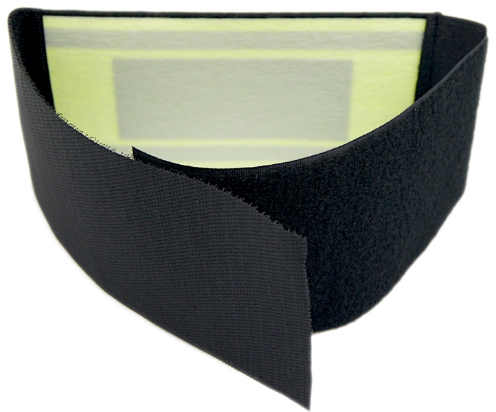 Opaska naramienna odblaskowa POLICJA - z rzepem