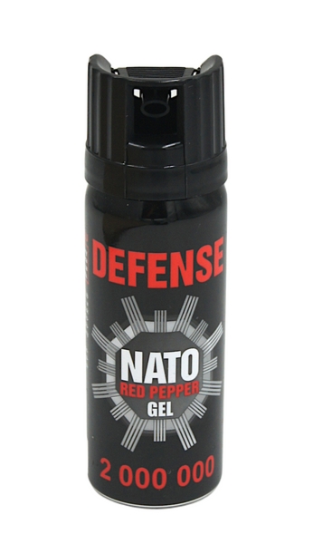 Gaz pieprzowy Nato Defense żel - czarny 50 ml