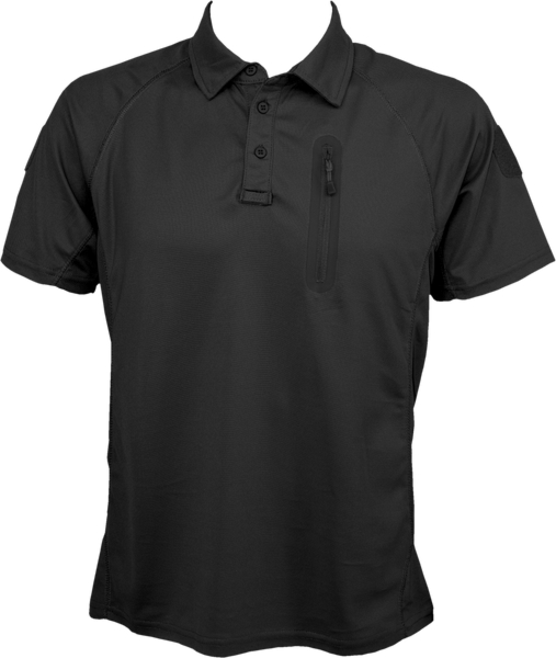 Koszulka polo poliestrowa - czarna