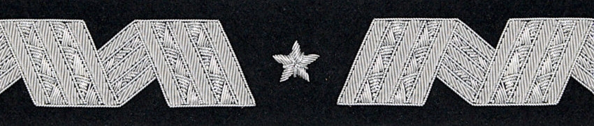 Otok generalski, czarny do rogatywki Wojska Polskiego - generał brygady