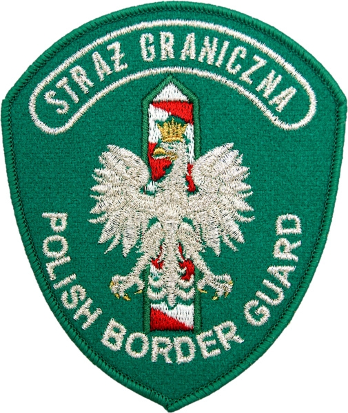 Emblemat naramienny Straży Granicznej - wyjściowy