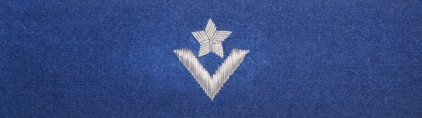 Otok chabrowy do rogatywki Wojska Polskiego - młodszy chorąży