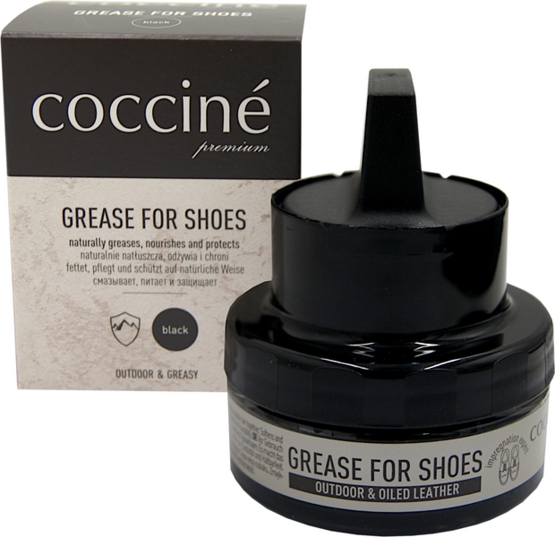 Tłuszcz Coccine do skór licowych 50 ml - czarny