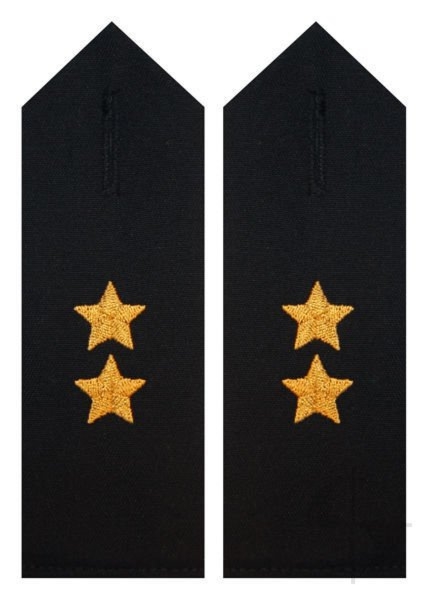 Pagony do koszuli PSP - młodszy kapitan