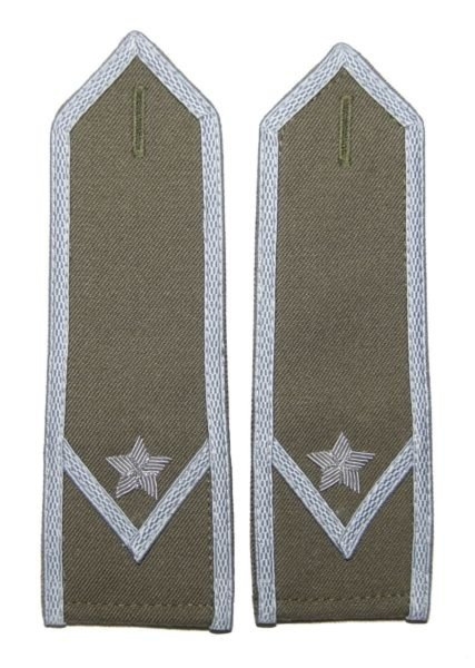 Pagony khaki do koszulo-bluzy Wojska Polskiego - młodszy chorąży