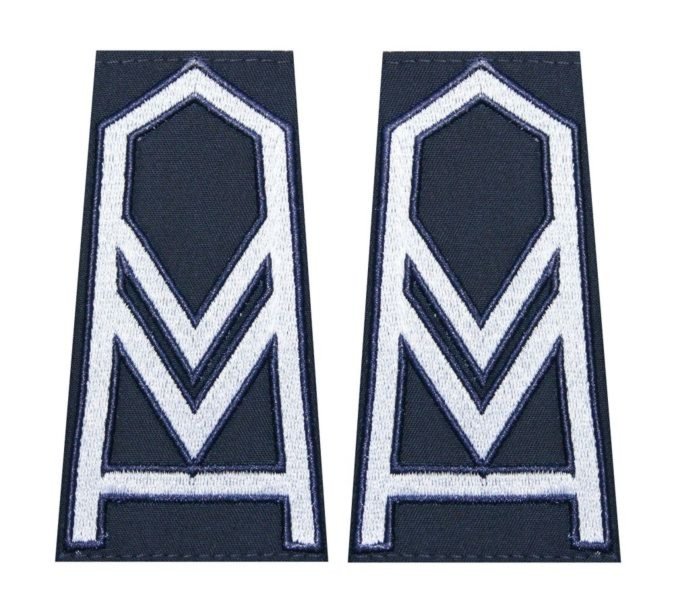 Pagony (pochewki) do swetra Służby Więziennej - starszy sierżant sztabowy