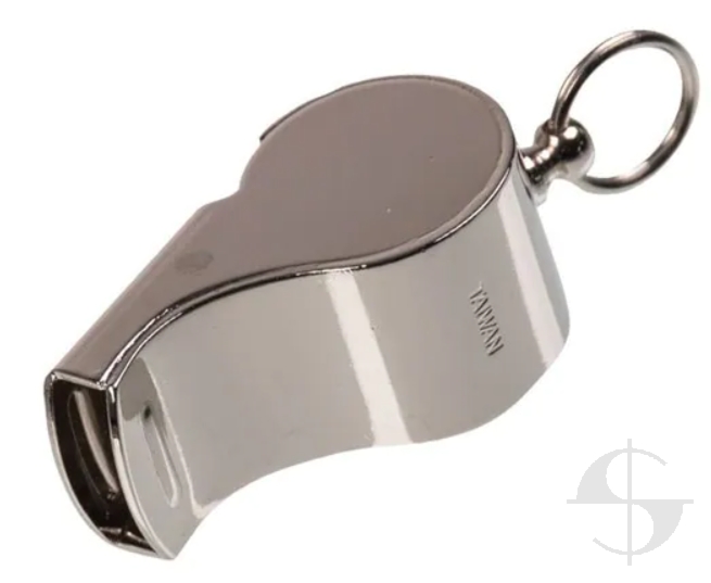 Gwizdek kulkowy Mil-Tec - srebrny