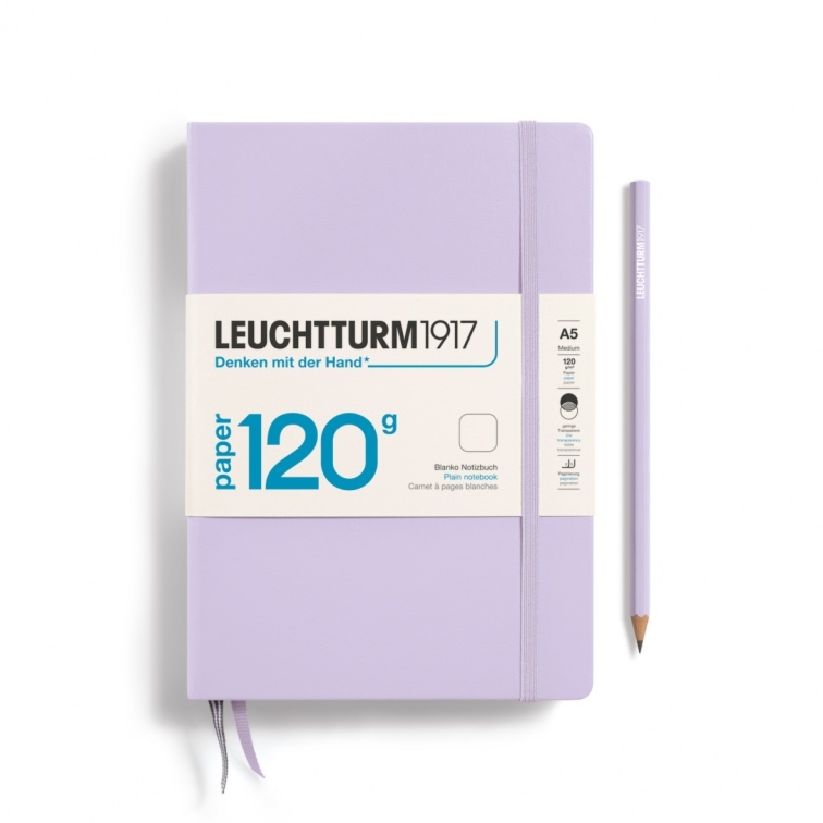 NOTATNIK 120 G LEUCHTTURM1917, MEDIUM A5, LILIOWY
