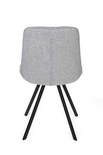 Claudie :: Krzesło tapicerowane Kylie kolor do wyboru nogi metal szer. 53 cm Claudie design