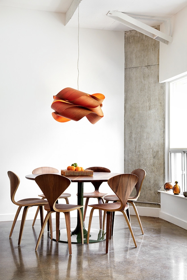 LZF :: Lampa wisząca Link duża pomarańczowa szer. 69 cm