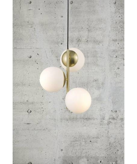 Nordlux :: Lampa wisząca Lilly mosiężna wys. 36,5 cm