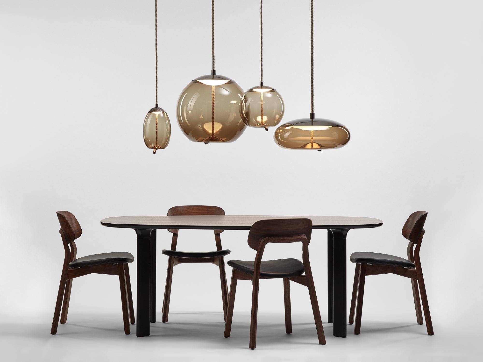 Brokis :: Lampa wisząca Knot Uovo Smoke brown