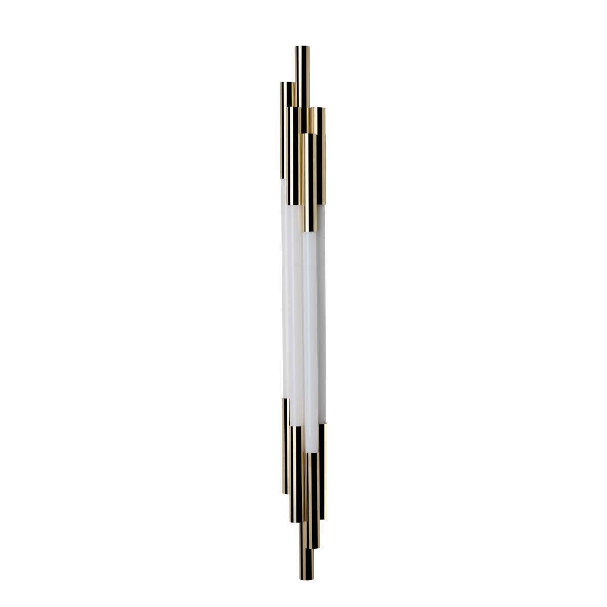 DCW :: Lampa ścienna / kinkiet Org biało-złoty wys. 105 cm