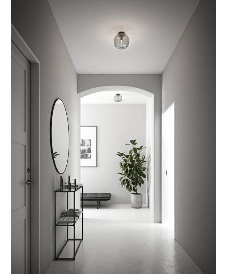 Nordlux :: Lampa sufitowa / plafon Alton czarna śr. 27,5 cm