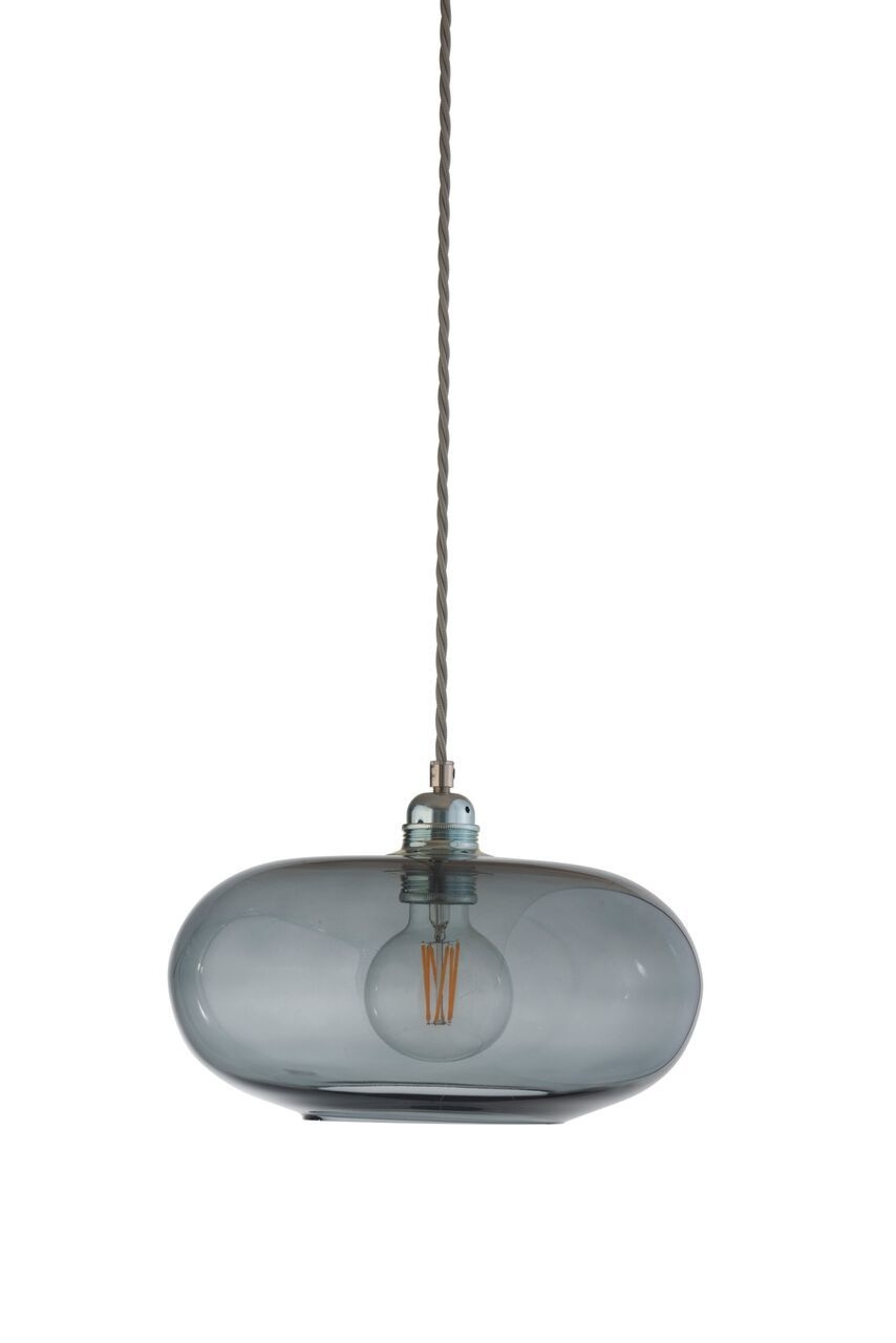 EBB & FLOW :: Lampa wisząca Horizon przydymiona szara śr. 29 cm