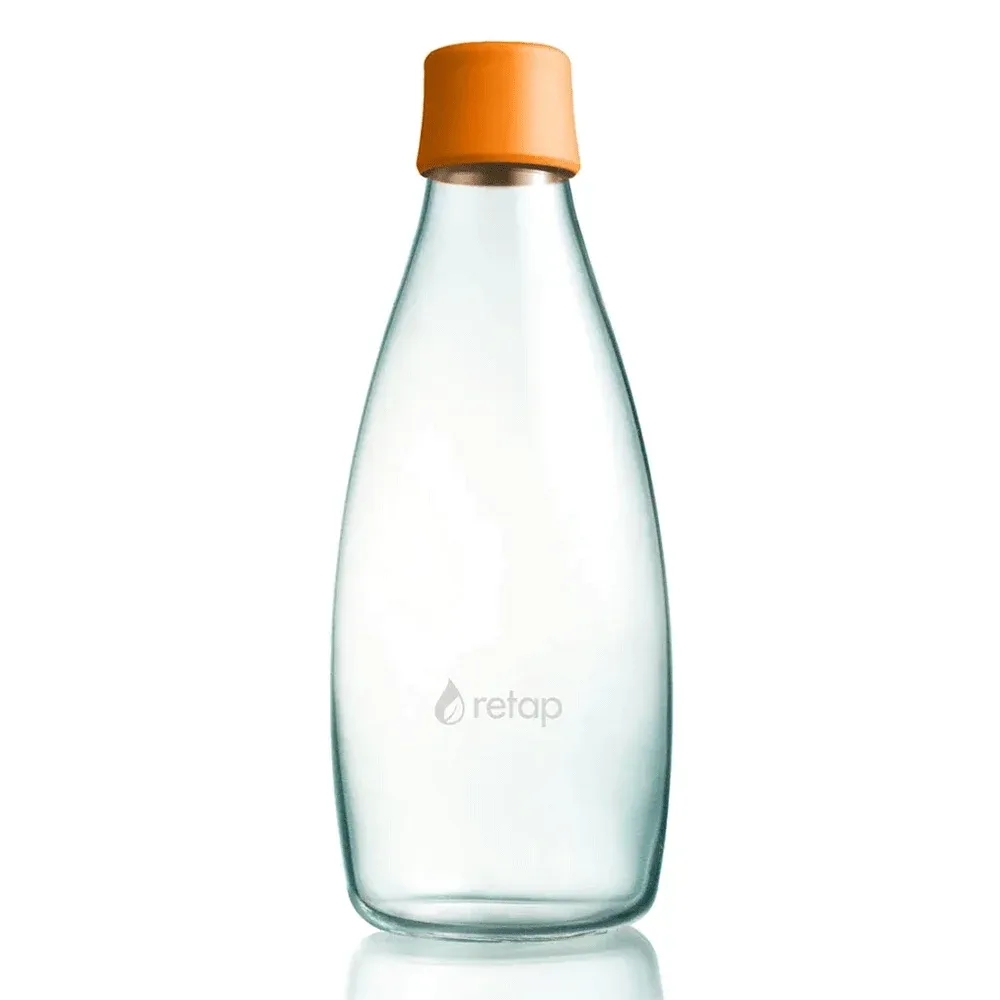 Image of Butelka szklana Retap Original 800ml Orange