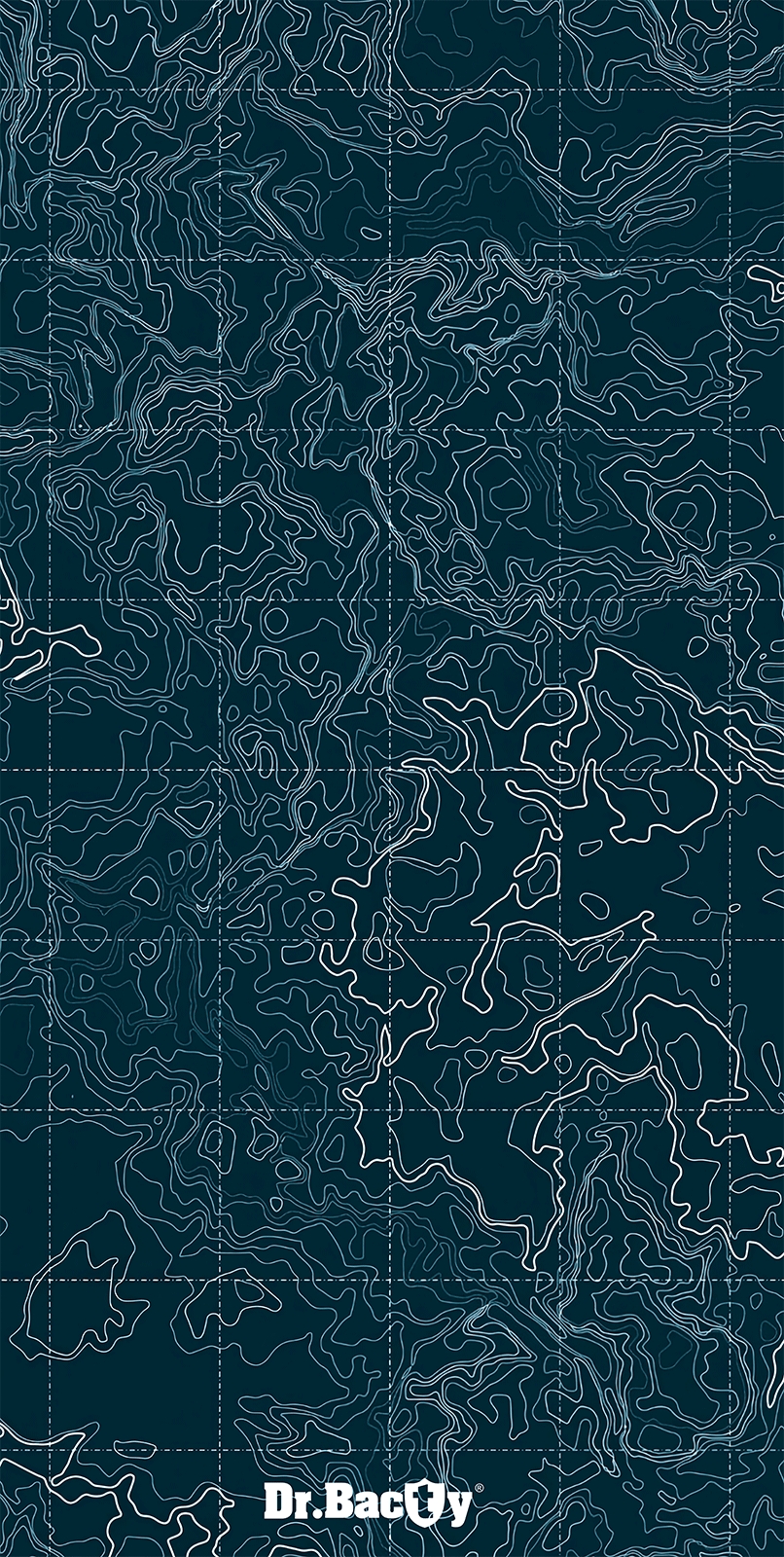 Image of Ręcznik szybkoschnący dwustronny Dr.Bacty XL 70x140 – Map