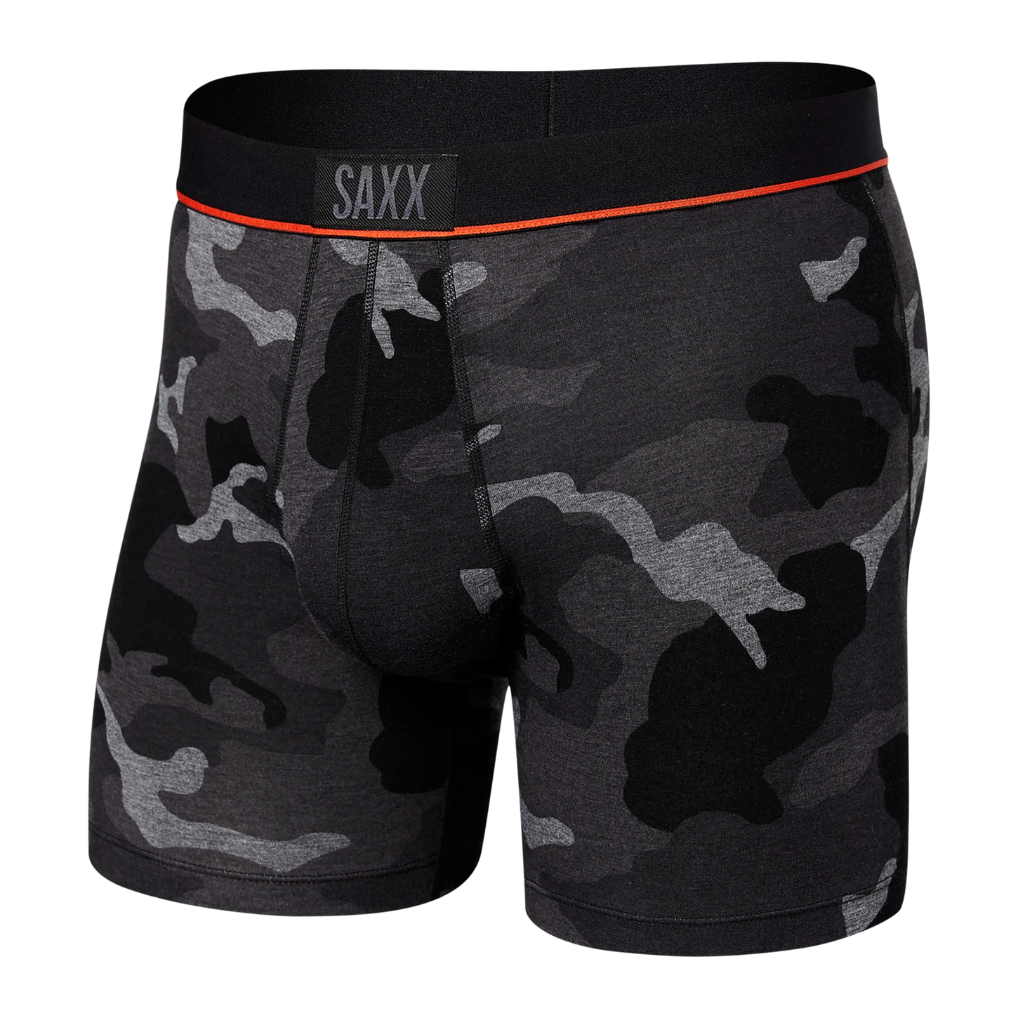 Image of Bokserki męskie szybkoschnące SAXX VIBE Boxer Brief moro - czarny