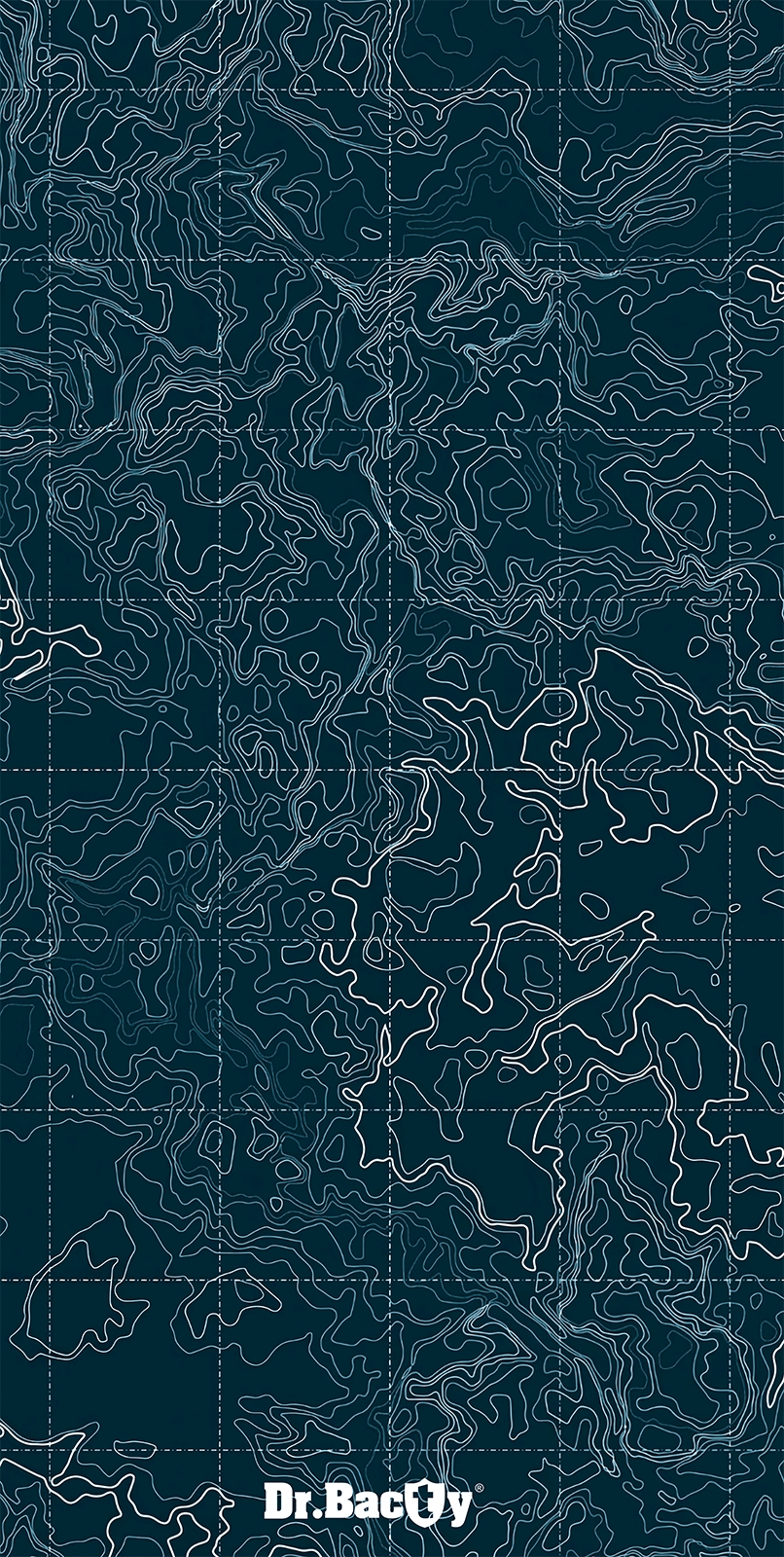 Image of Ręcznik szybkoschnący dwustronny Dr.Bacty 70x140 – Map
