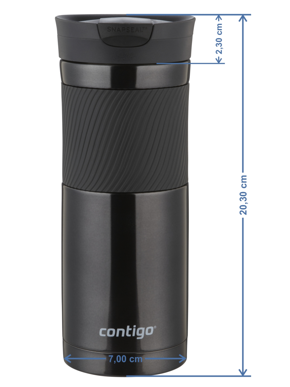 Image of Kubek termiczny Contigo Byron 590ml - Czarny