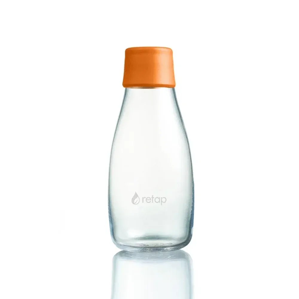 Image of Butelka szklana Retap Original 300ml - Orange