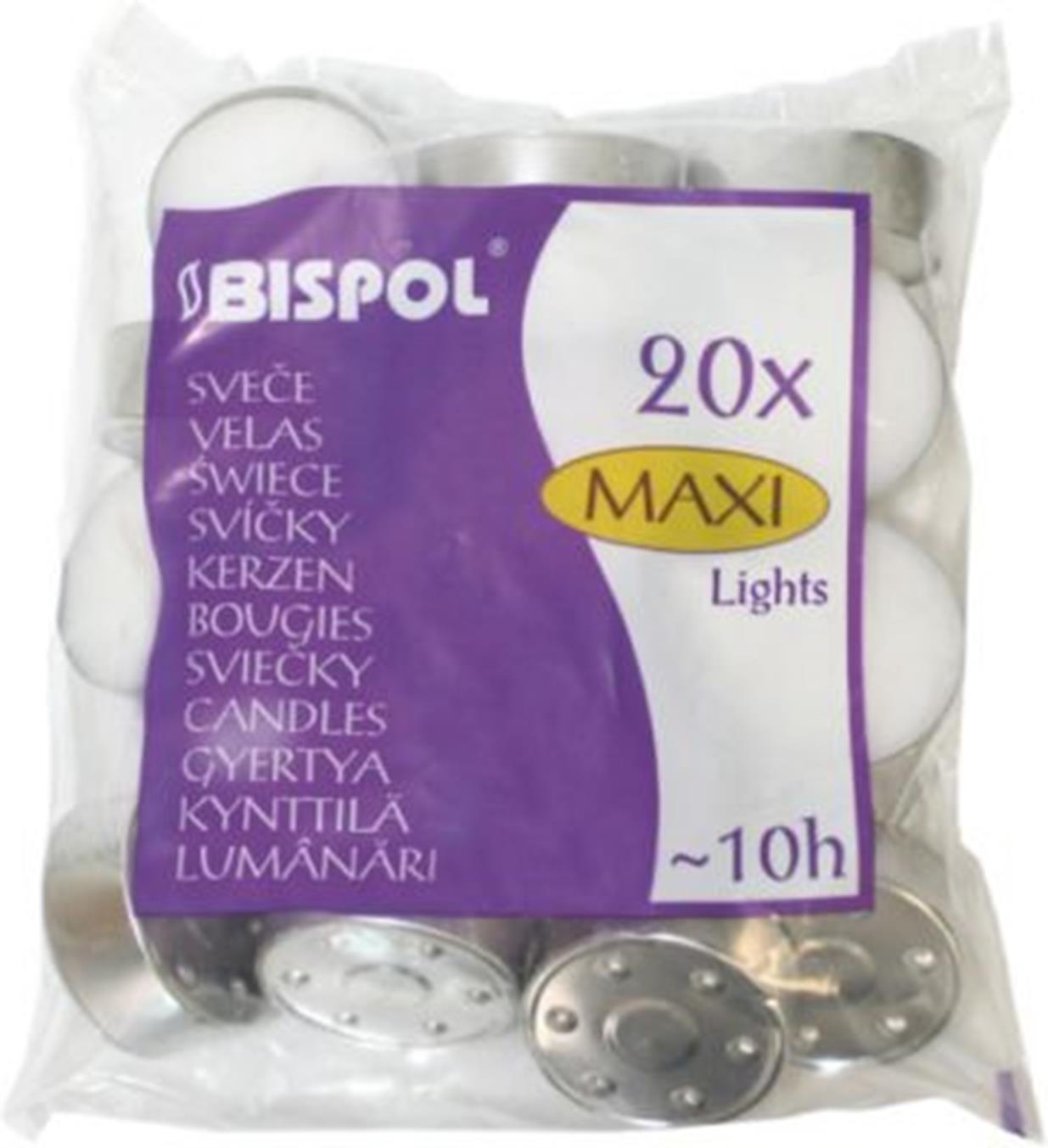 Bispol Maxi, podgrzewacze, 20 sztuk