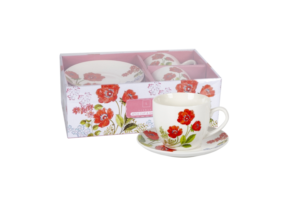 Fili�anki 250 ml ze spodkiem 2 szt. / CR2-83