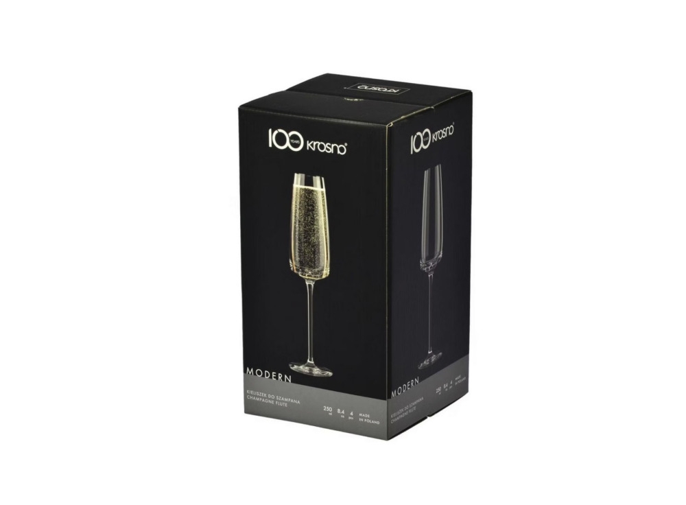 Kieliszki do szampana 250 ml / 4 szt. - Modern (C997)