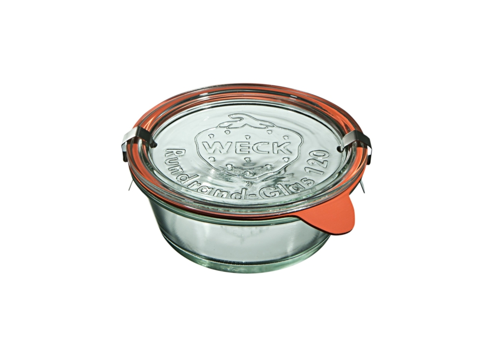 Słoiki z pokrywką, uszczelką i 2 zapinkami / 300 ml - WECK Mold (WE-750-120PUZ)