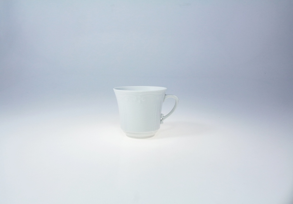 Fili�anka 0,25 l - C000 KAMELIA Bia�a + Spodek 15,5 cm - C000 KAMELIA Bia�a