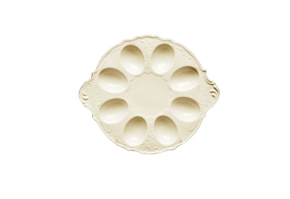 Talerz na jajka 25 cm - Bernadotte Ivory Gold (775506)