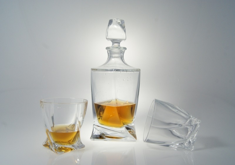 Komplet kryszta�owy do whisky 1+6 - QUADRO (410867346)